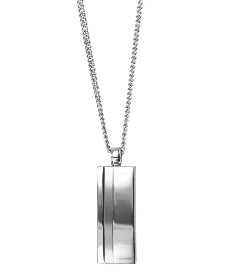 MOLTAS Plain Necklace Steel