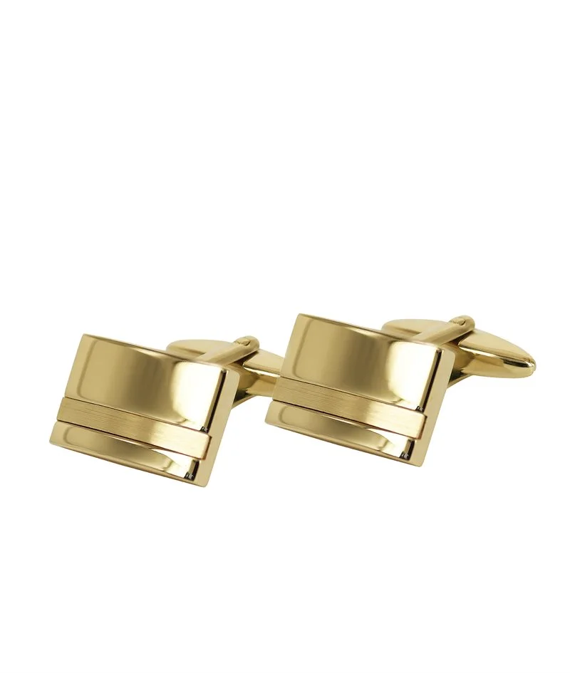 MOLTAS Plain Cufflinks Gold