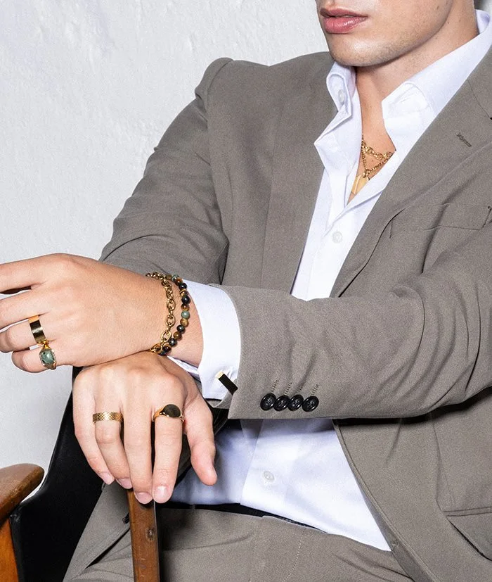 NEO Ring gold/green strl XS