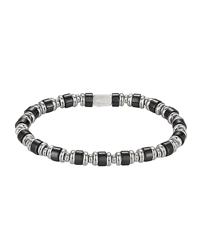 ASTON Bracelet black/steel
