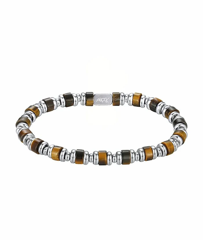 ASTON Bracelet brown/steel