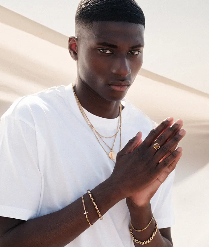 ASTON Bracelet brown/gold