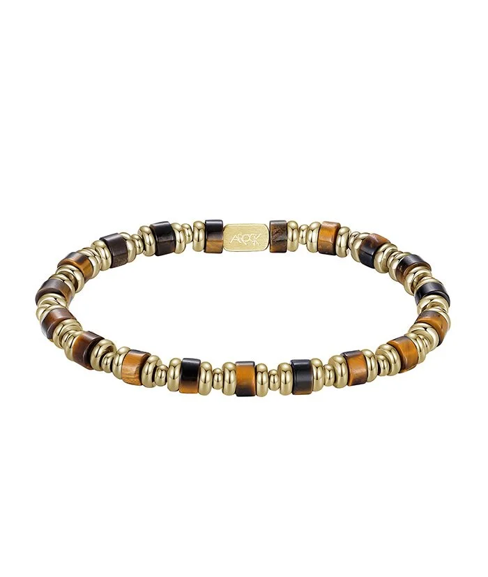 ASTON Bracelet brown/gold