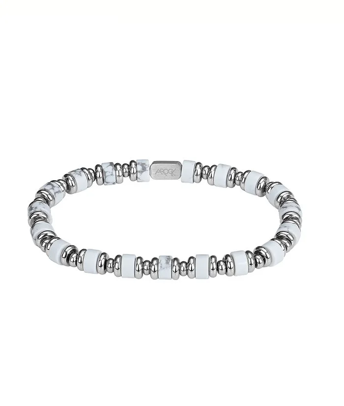 ASTON Bracelet white/steel