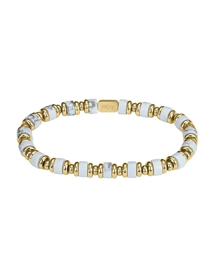 ASTON Bracelet white/gold