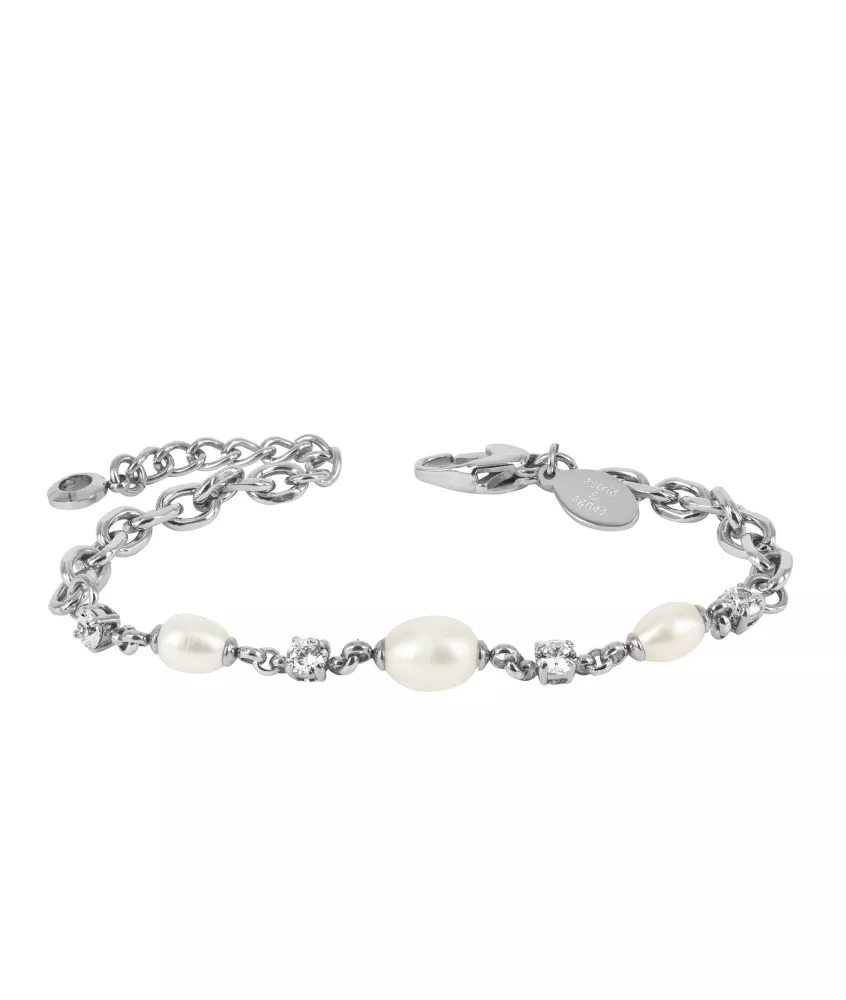 PATRICIA Bracelet Steel/Pearl