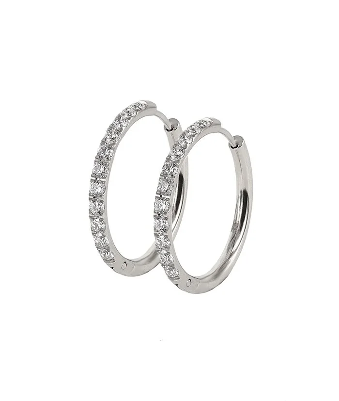 LUCY Earrings steel 25mm