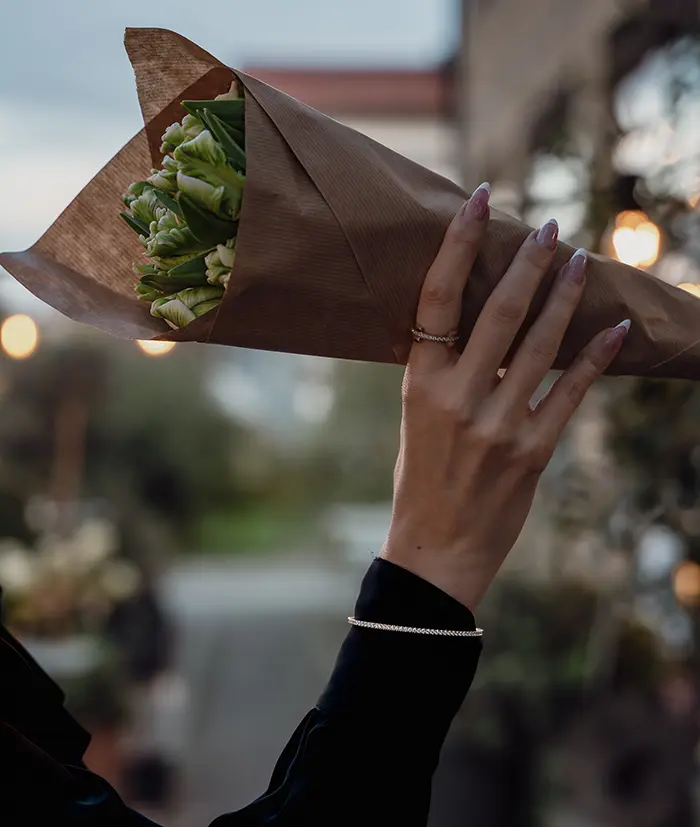 CLARISSA Single bangle steel