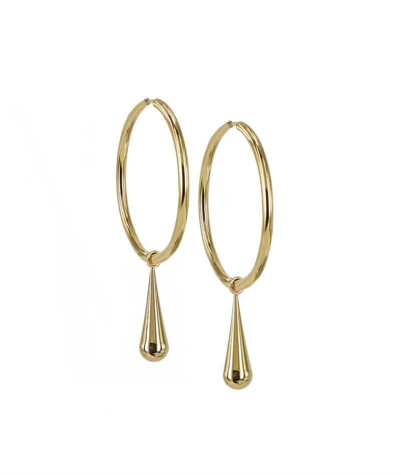 BELLA Big hoops gold