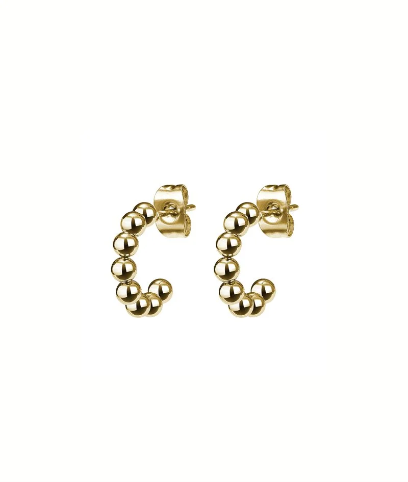 ANNIE earrings 13mm gold