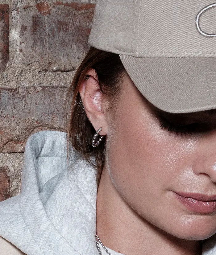 ANNIE earrings 18mm gold