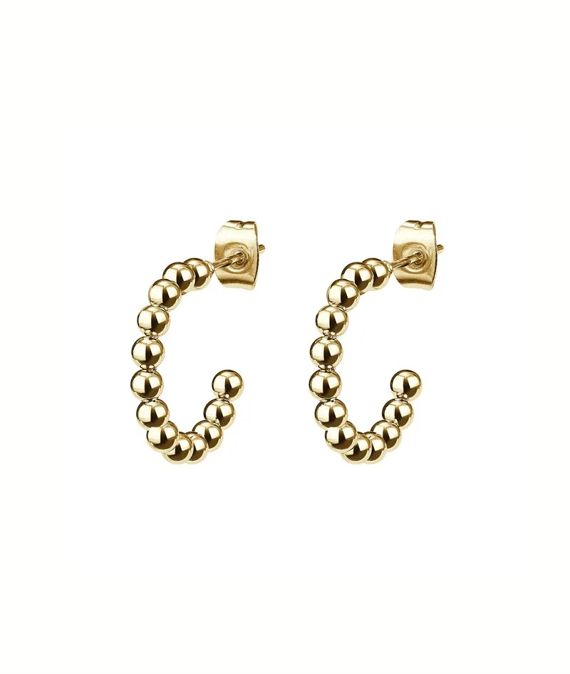 ANNIE earrings 18mm gold