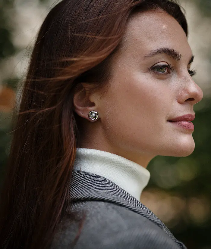 MARILYN earrings steel