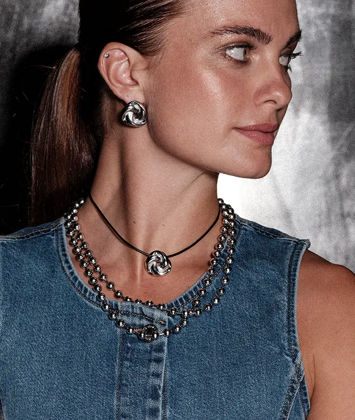 LAUREN Necklace steel 40cm