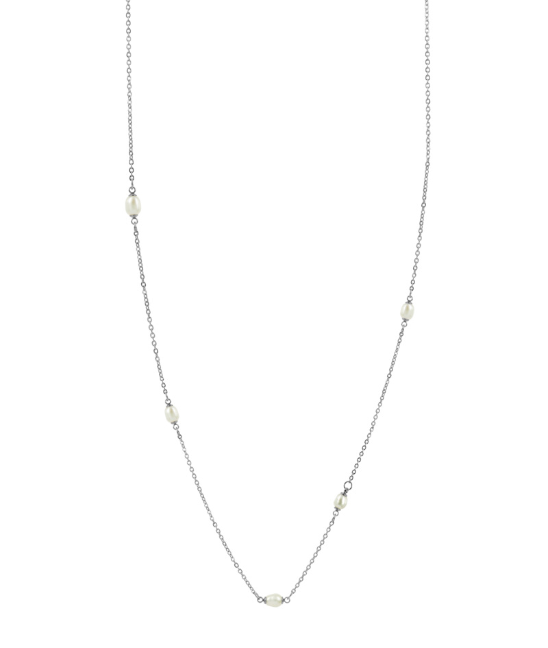 PERLA long necklace steel