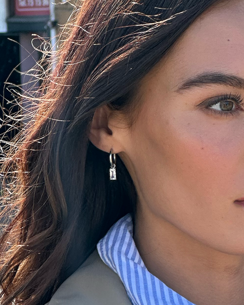 MELINDA Hoop earrings steel