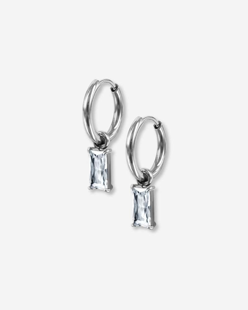 MELINDA Hoop earrings steel