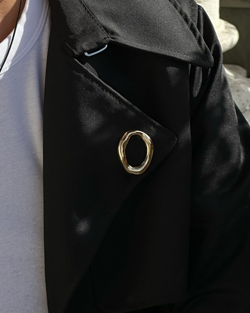 ANGELINA Brooch steel