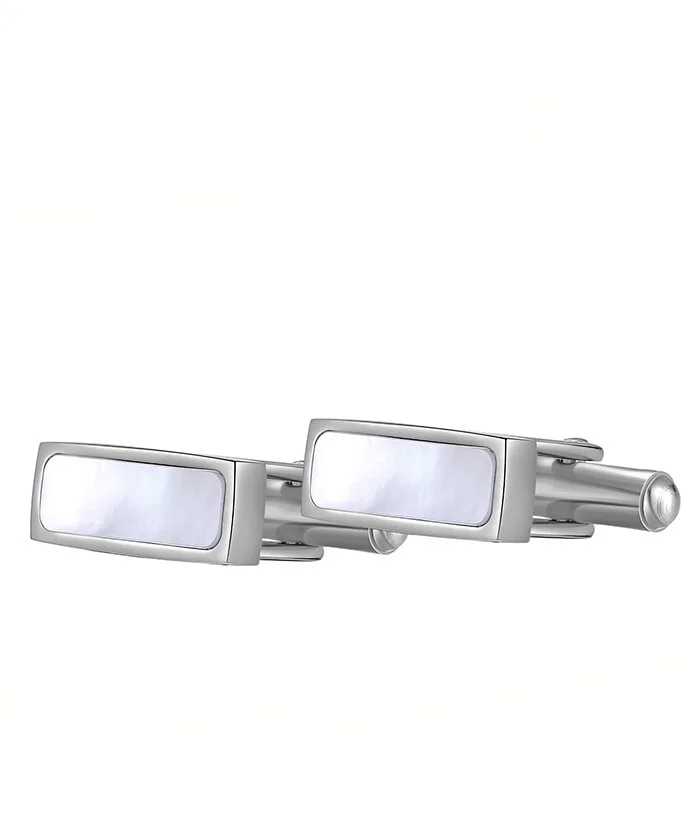 COLE Cufflinks steel/shell