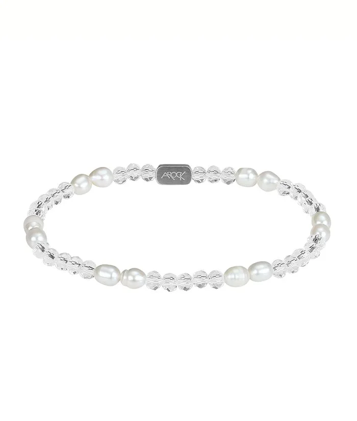 PRINCE crystal bracelet pearl/crystal