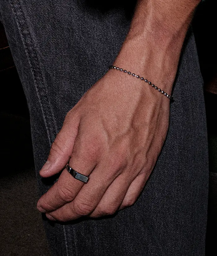 ALWIN bracelet 19cm steel