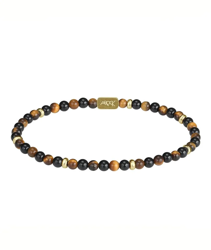 COLIN Mix bracelet brown/black/gold