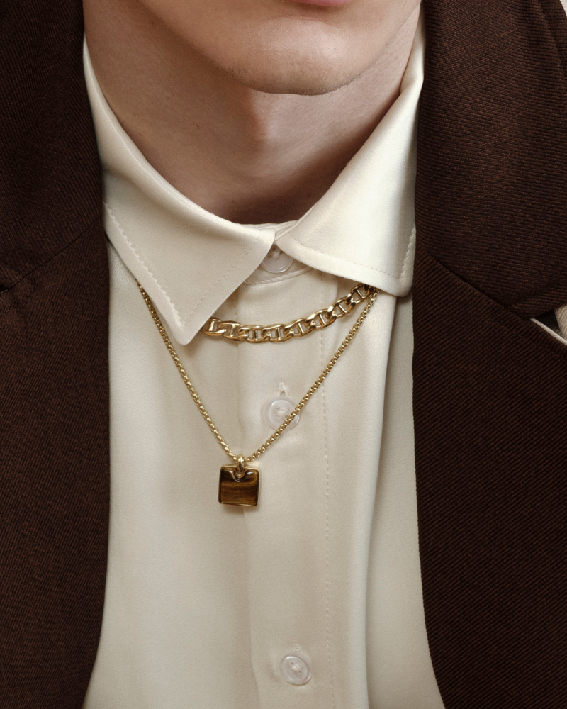 TRAVIS necklace steel