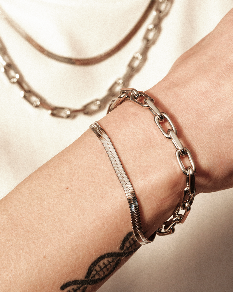 FABIAN bracelet 19cm steel