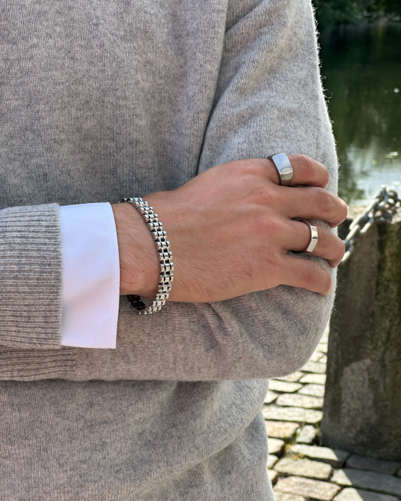 LEWIS Bracelet steel/gold