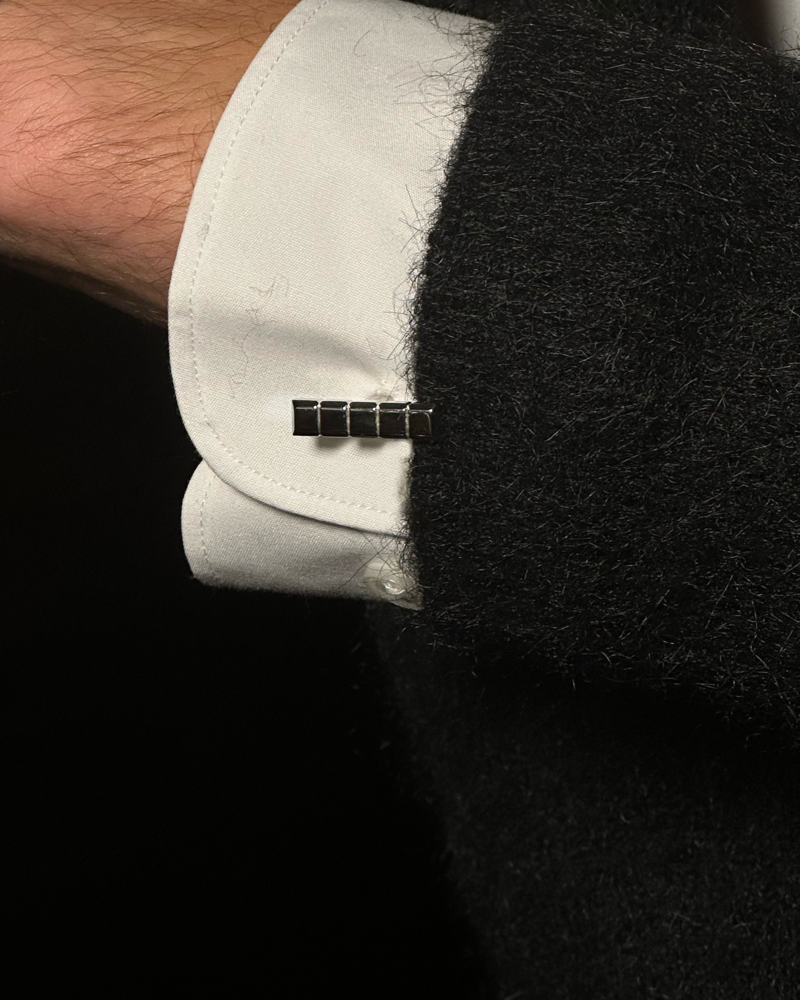 CUBE Cufflinks gold