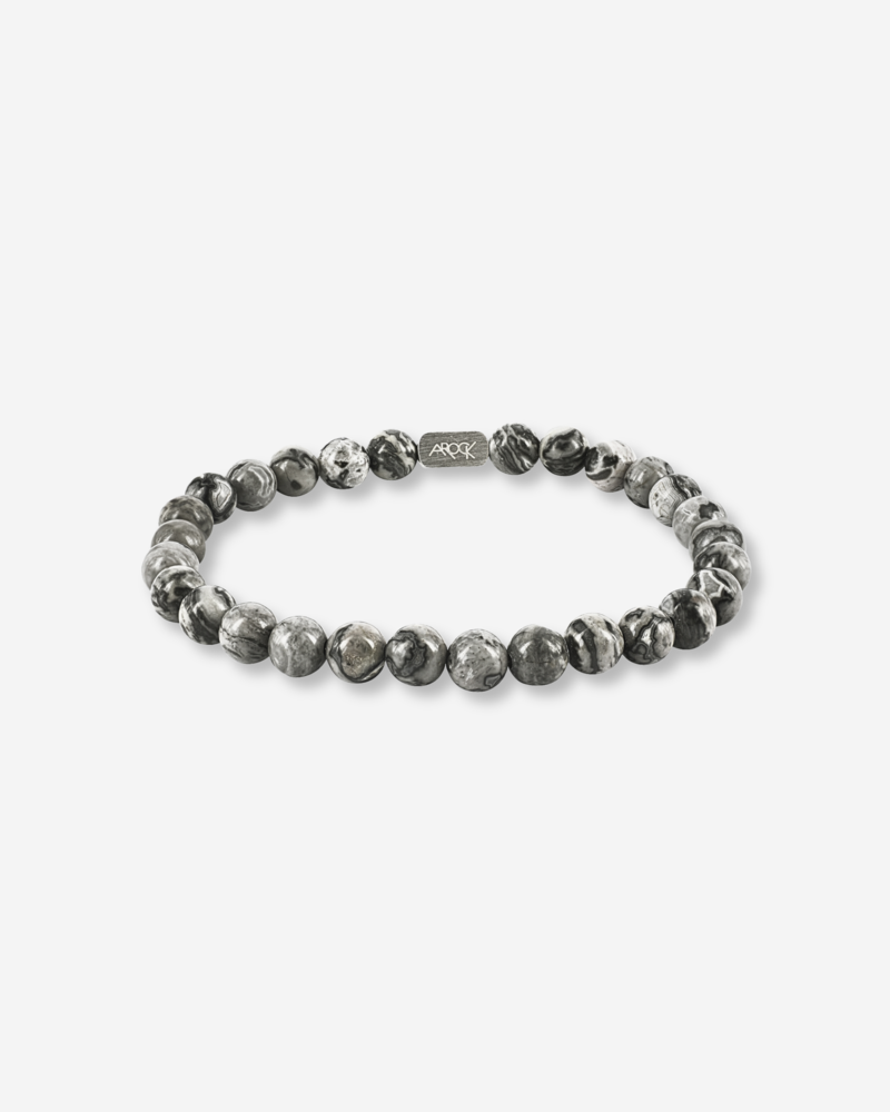 MORRIS Bracelet 6mm 19,5cm grey