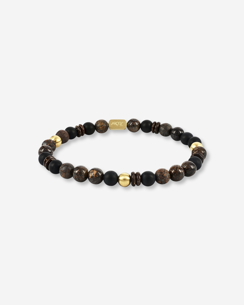 EDDIE Bracelet brown/black/gold