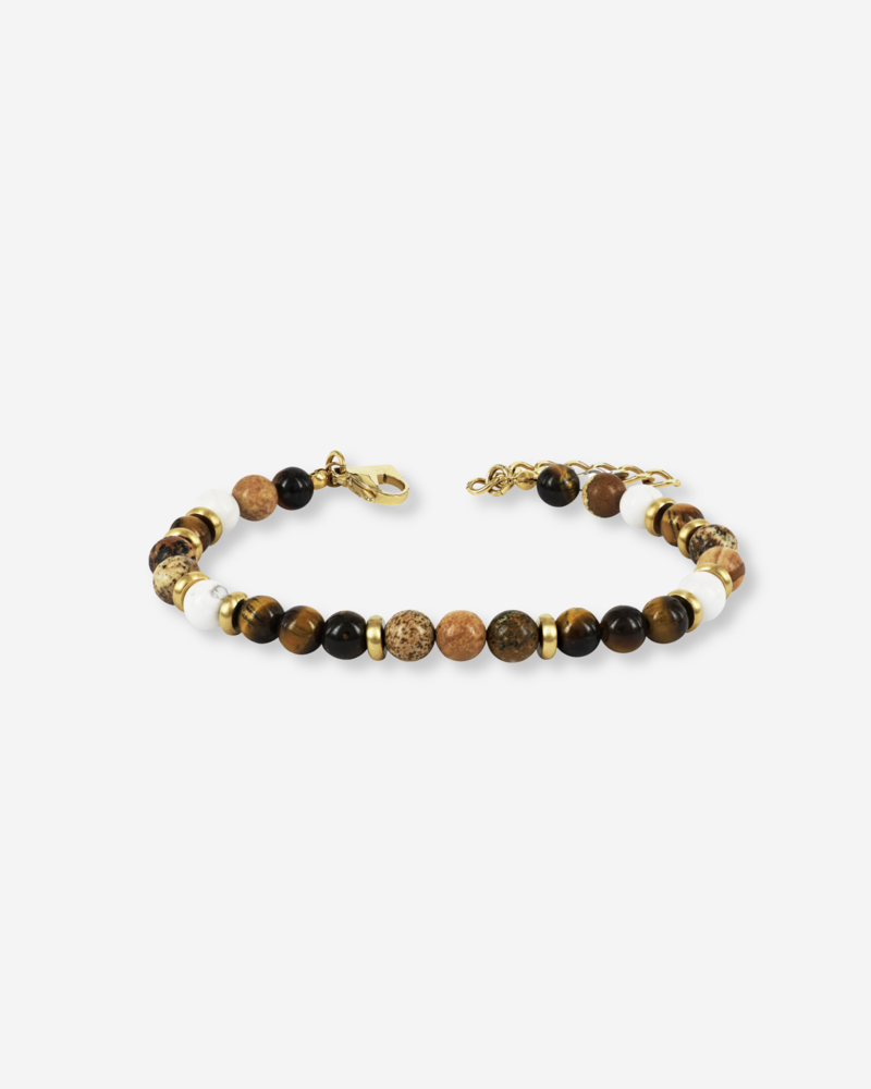 LANDON bracelet beige/gold