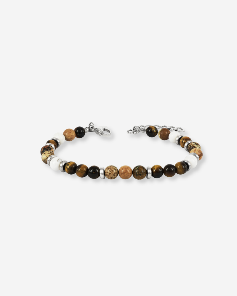LANDON bracelet beige/steel