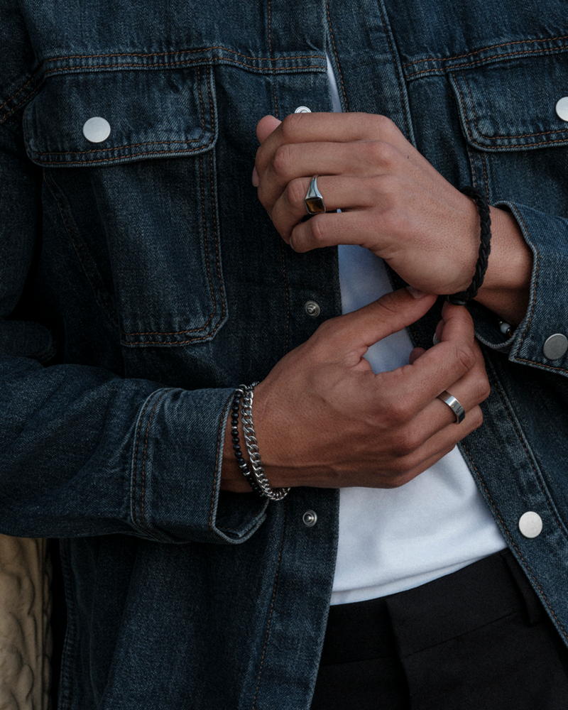 TROY bracelet grey