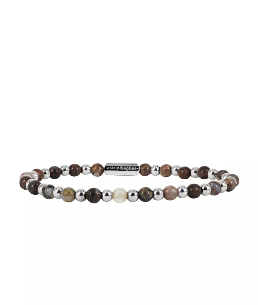 MIZA Bracelet melange/steel