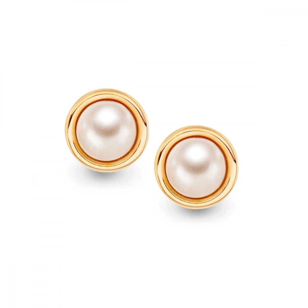 Örhänge 14k med pärla