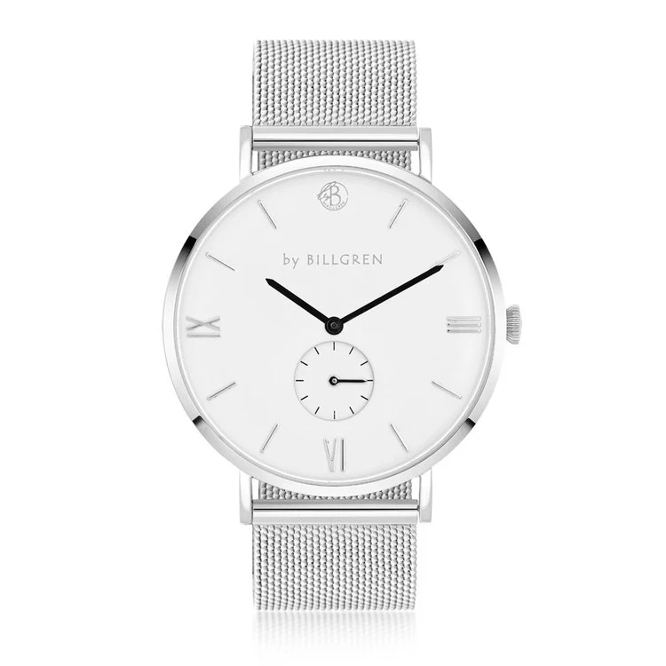 Gustaf Klocka Mesh, vit