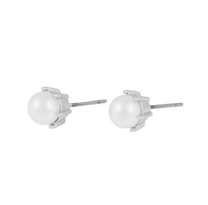 Callie small pearl ear s/white