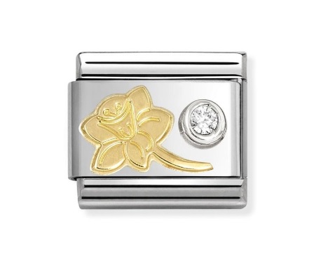 Classic Länk, Gold Daffodil & CZ