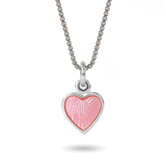Halsband rosa hjärta