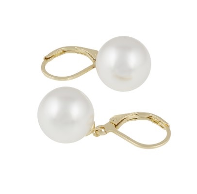 Jackie hook ear 12mm g/white
