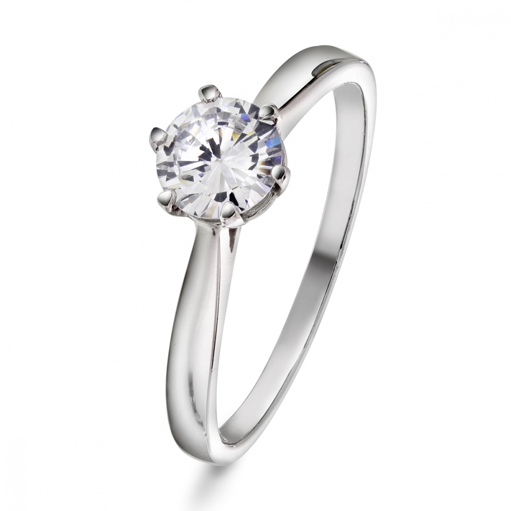 Silverring cz
