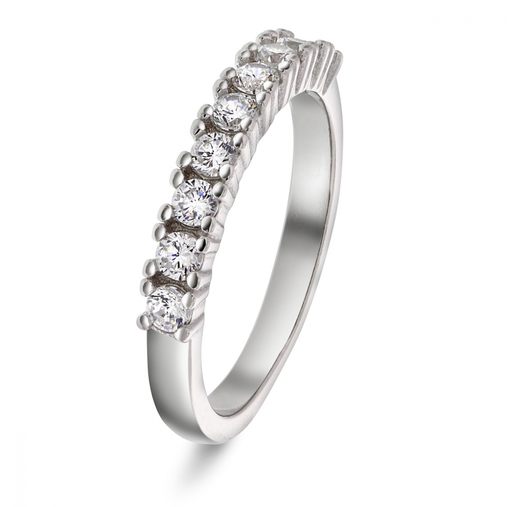 Silverring cz
