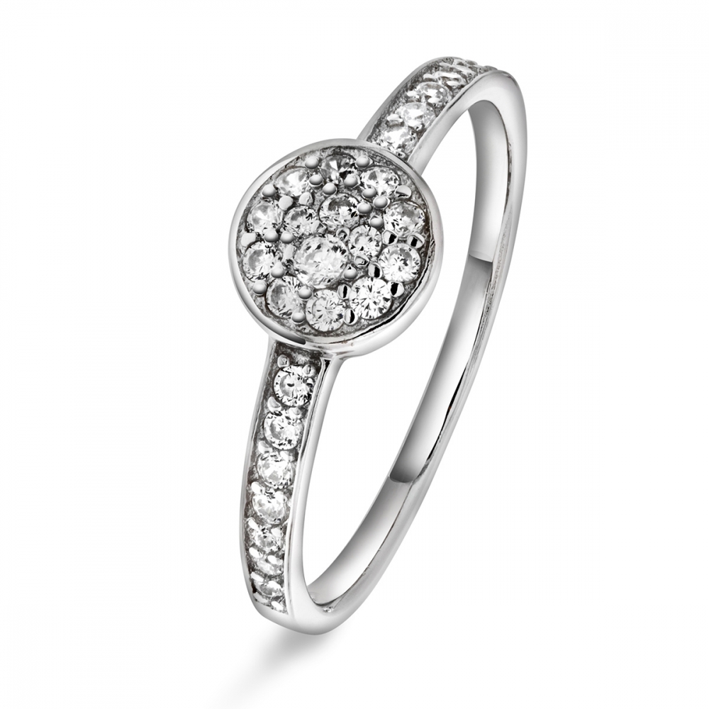 Silverring cz