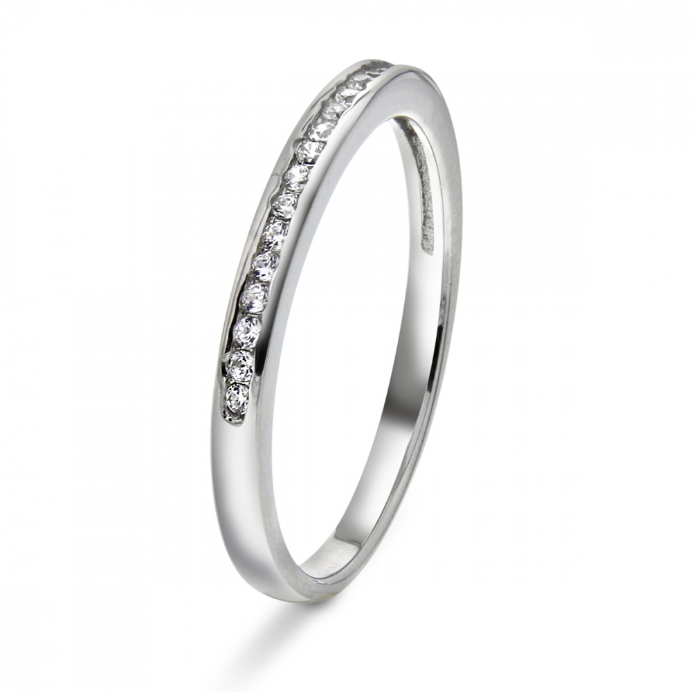 Silverring cz