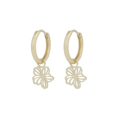 Flora daisy pendant ring ear plain g