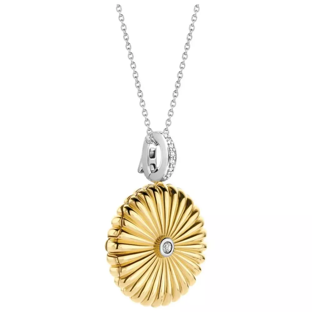 TI SENTO Halsband medaljong 925s