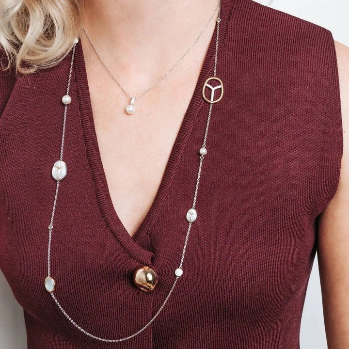 Ti Sento pendant necklace