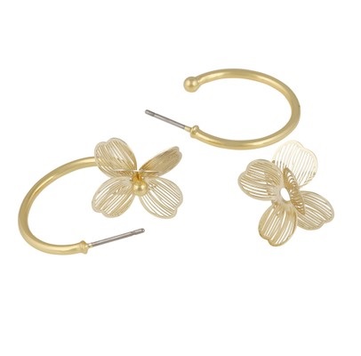 Flora petal oval ear plain g